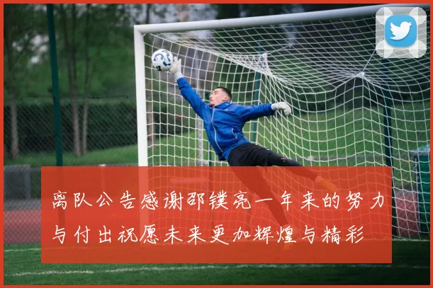 离队公告感谢邵镤亮一年来的努力与付出祝愿未来更加辉煌与精彩